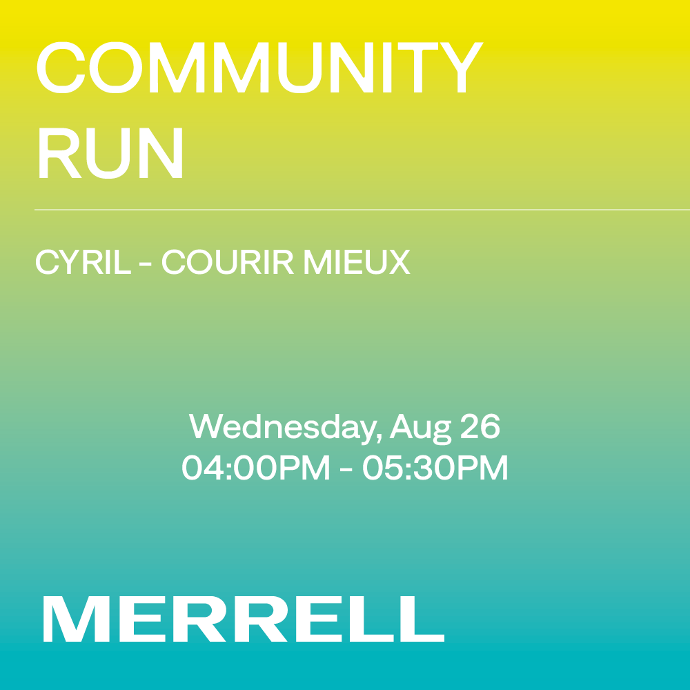 Community Run with Cyril - Courir Mieux