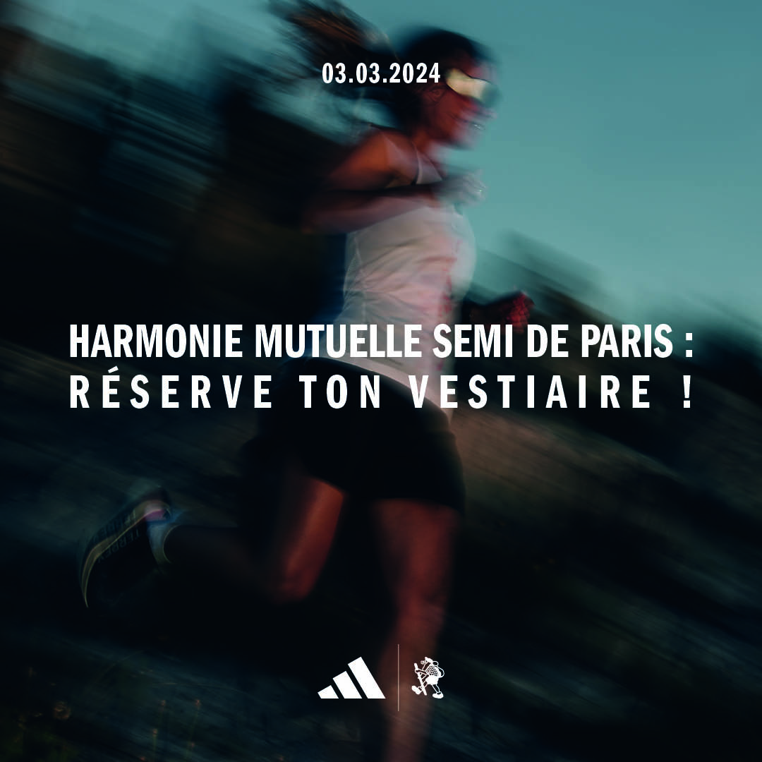 Harmonie Mutuelle Semi de Paris : réserve ton vestiaire au pop-up store adidas TERREX ! 🔥👟