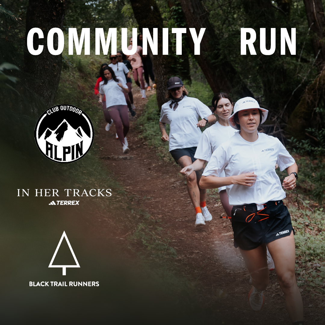Community Run I Club Outdoor Alpin, In Her Tracks & Black Trail Runners