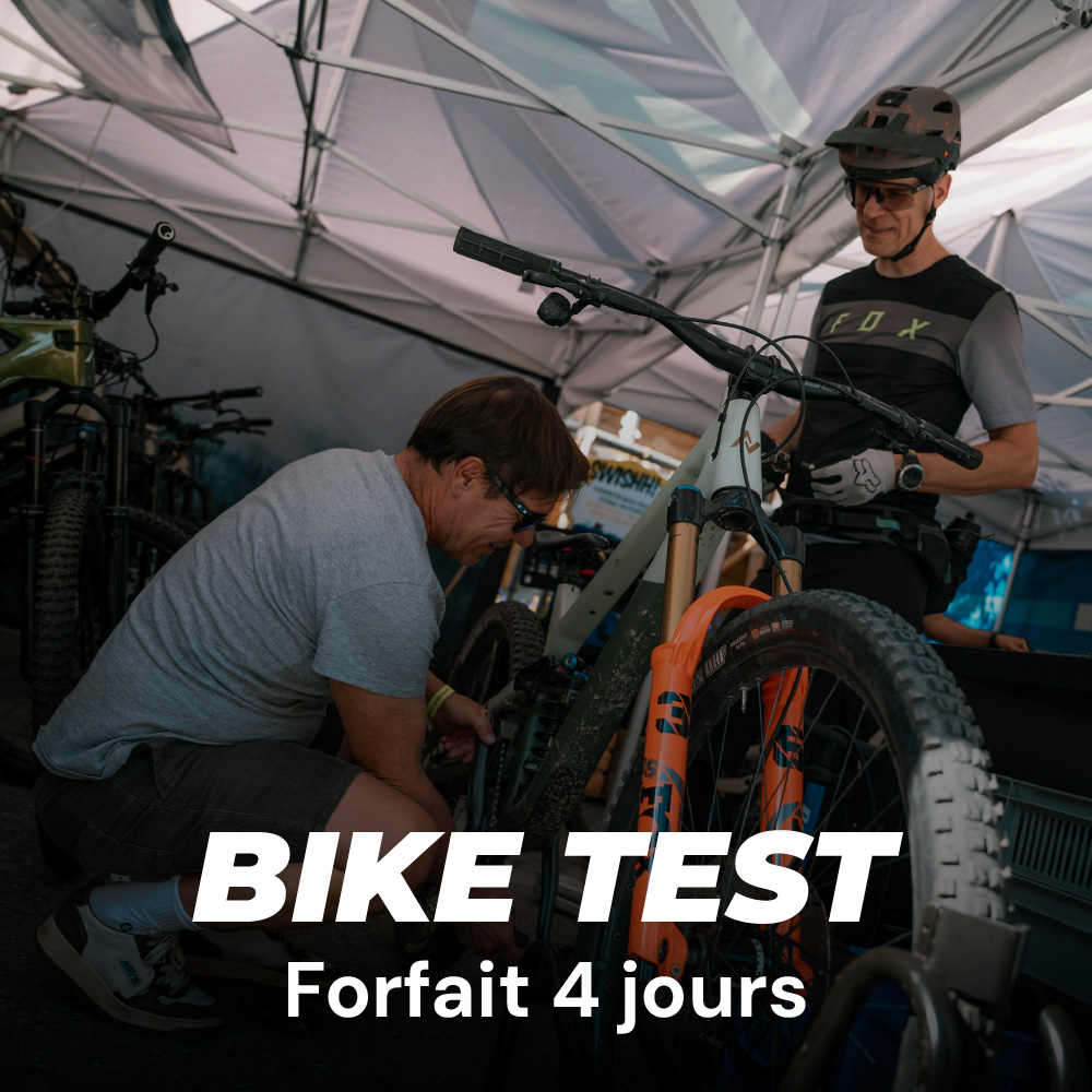 BIKE TEST Forfait 4 jours