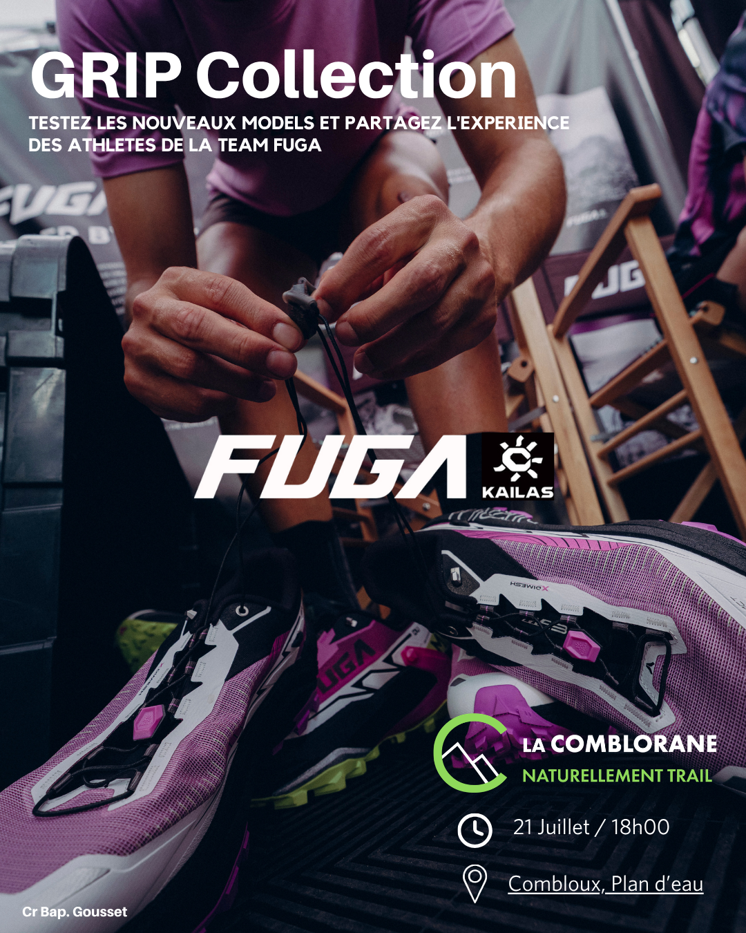 Kailas FUGA Run test avec la Comblorane